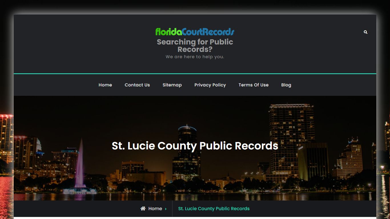 St. Lucie County Public Records